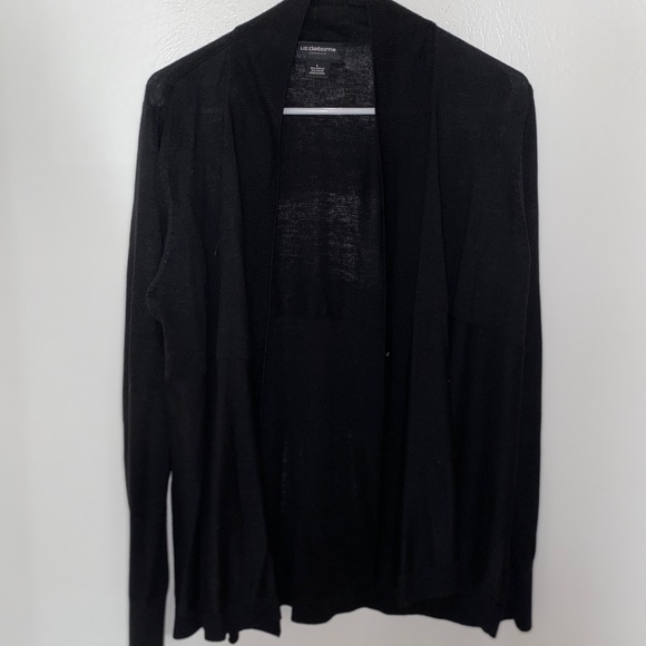 Black Liz Claiborne cardigan - Picture 4 of 6